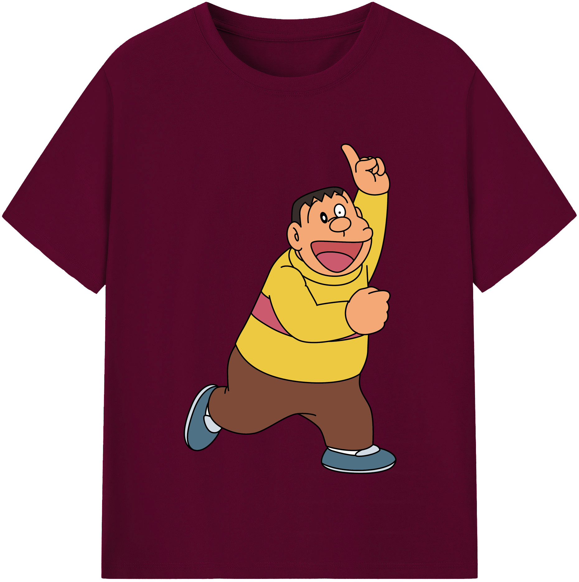 （画像用） ドラえもん 剛田武 Doraemon Gouta Takeshi レディースカジュアルプリントTシャツ（綿100％）